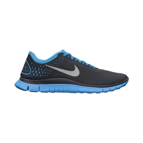 nike free 4.0 v2 herren schwarz blau